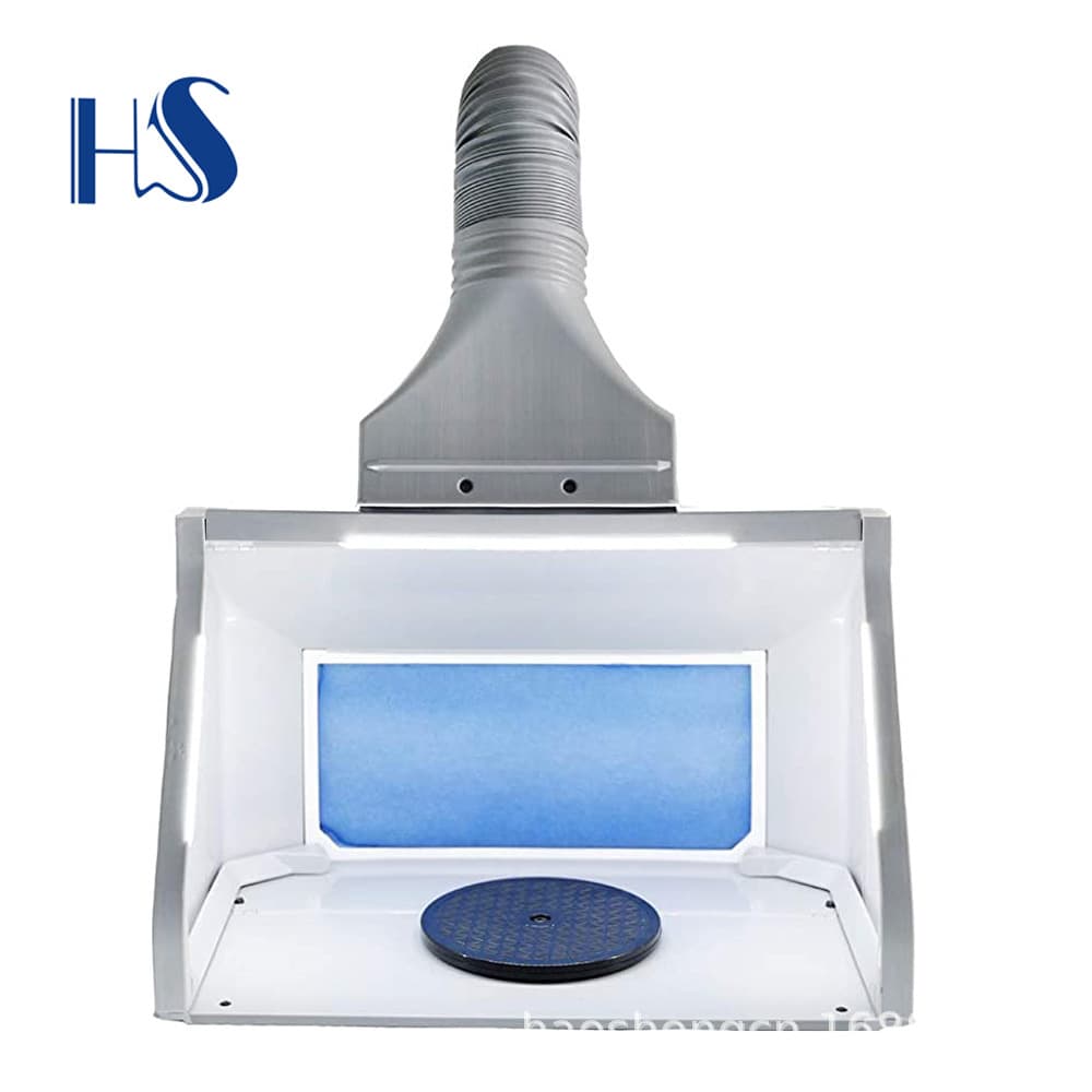 Custom Cross-Border Upgraded Haosheng Airbrush Spray Booth Ventilation Fan with Fume Extractor