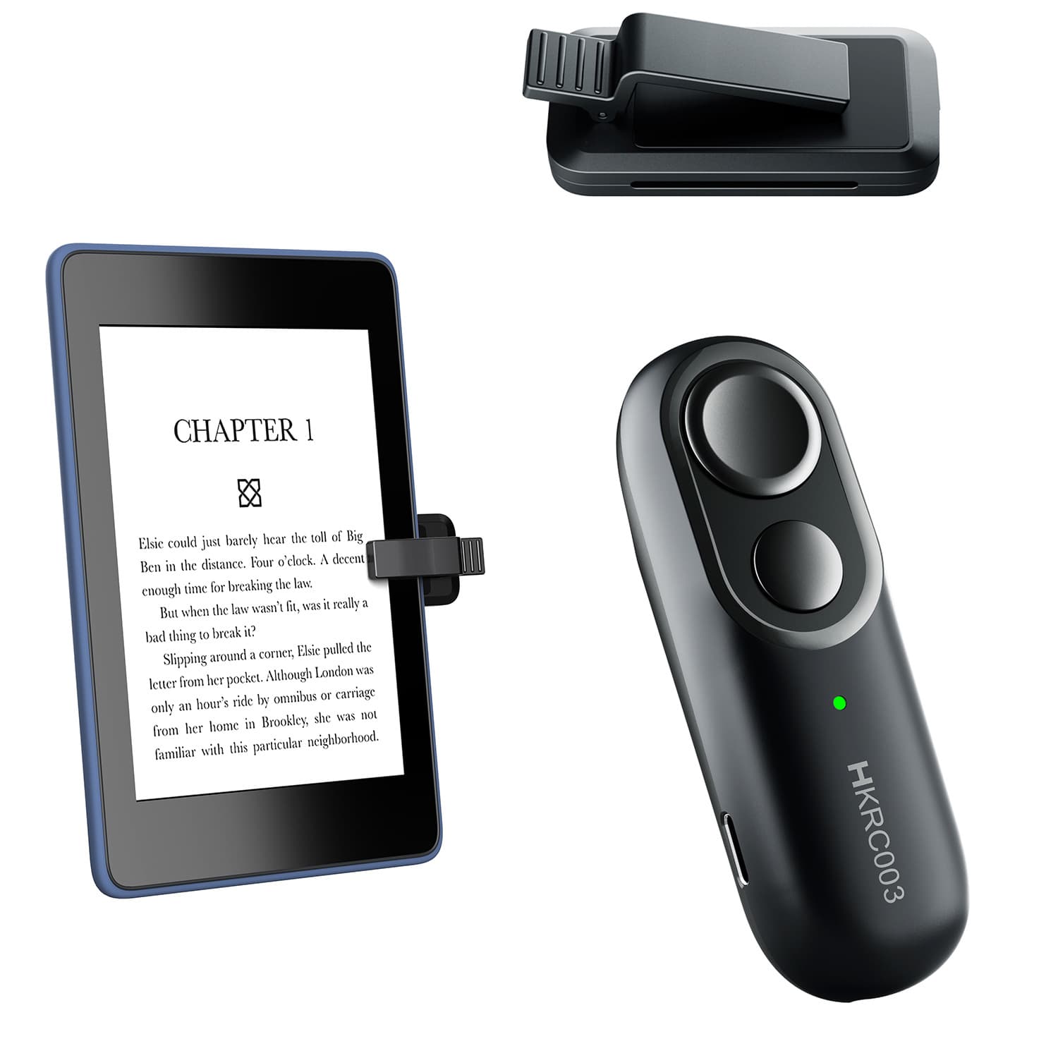 Suitable for Kindle page turner, e-book remote control, wireless remote control
