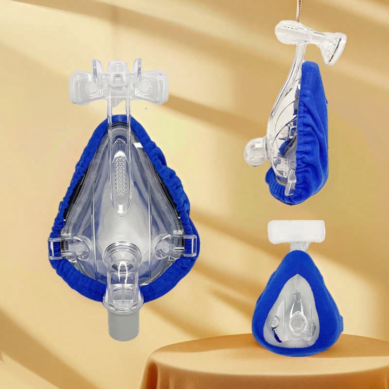 CPAP Mask Protector Anti-Imprint Face Pad, Cotton Elastic Strap Protective Cover for CPAP Mask