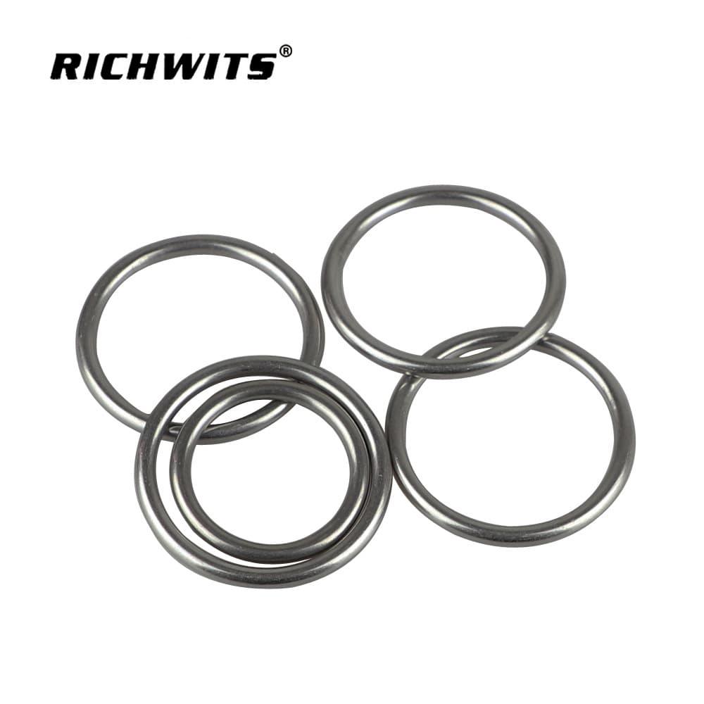 304/316 Stainless Steel Ring Solid O-Ring Welded Ring Marine Hardware Metal Connecting Ring