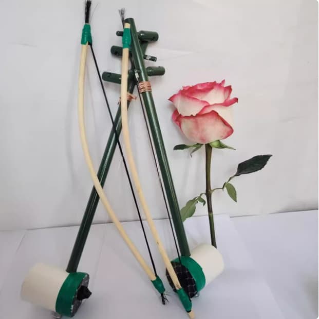 Bow and Arrow Craft Mini Children Learning Toy Instrument Stress Relief Erhu Rock Traditional Folk Art Same as TikTok