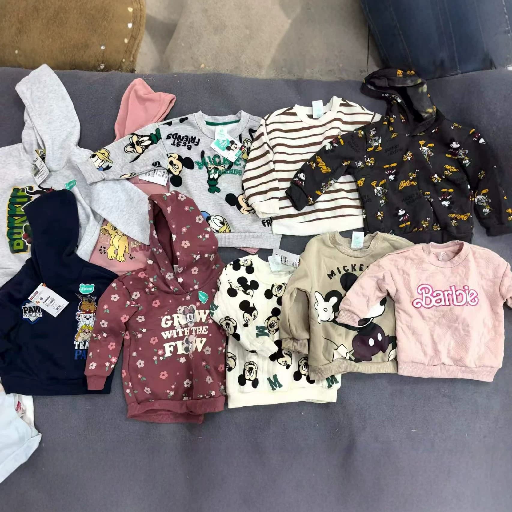 Disney children's miscellaneous sweatshirt foreign trade export children's clothing Dis*ney baby sweater