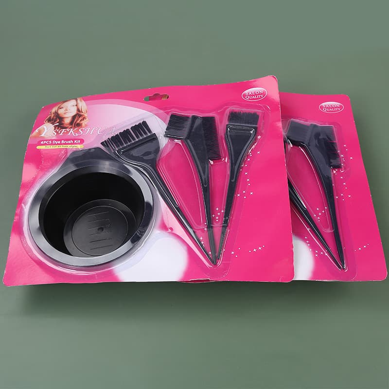 Black hair dye tool set, barber shop, hair salon, stylist's special baking oil brush, hair dyeing bowl, wholesale