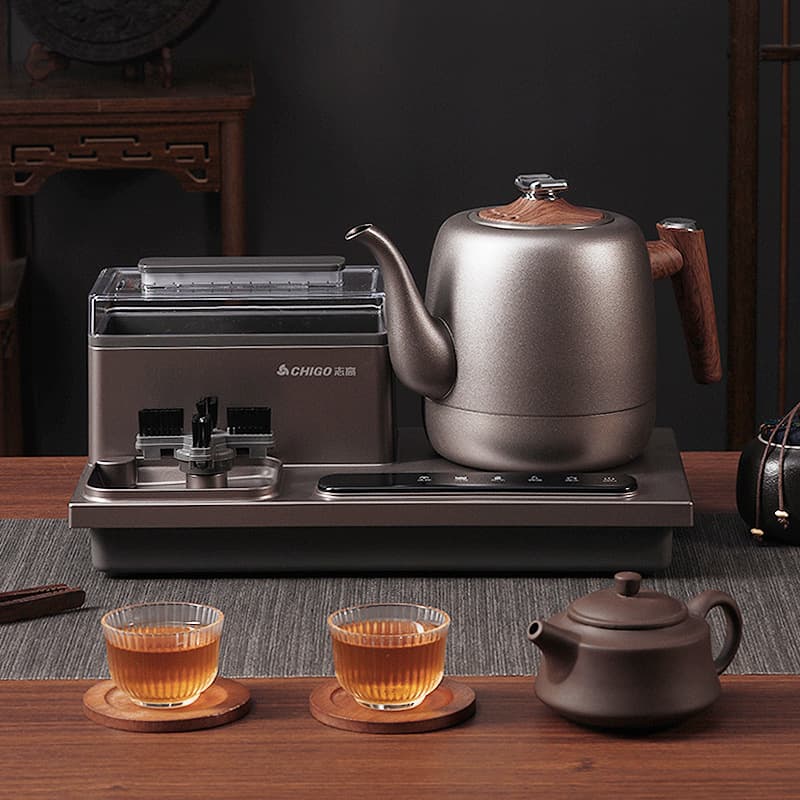 Chigo pure titanium cup-washing kettle fully automatic bottom-filling electric kettle, tea table boiling integrated electric tea stove