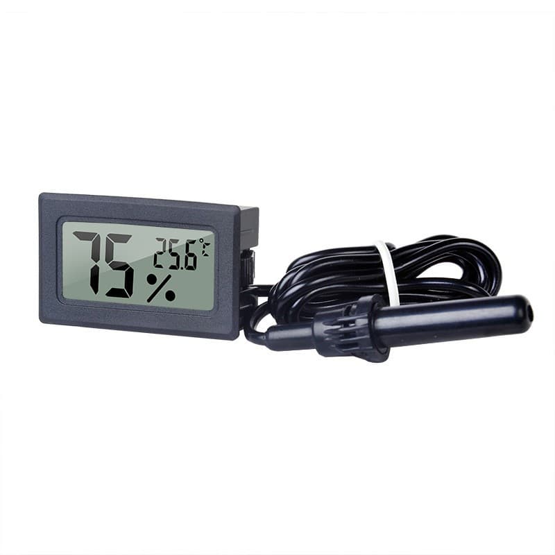 Amazon embedded electronic temperature and humidity meter mini household digital display temperature and humidity meter climbing pet temperature and humidity meter