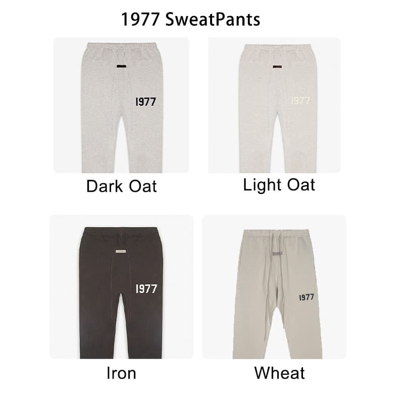 1977 Sweatpants, 1977 Trousers, Flannel Fleece