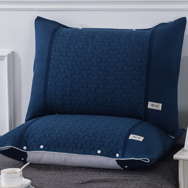 Pure cotton pillow towel, anti-slip and non-shedding, one piece, high-end European-style pure cotton household gauze cover towel, pillow towel.