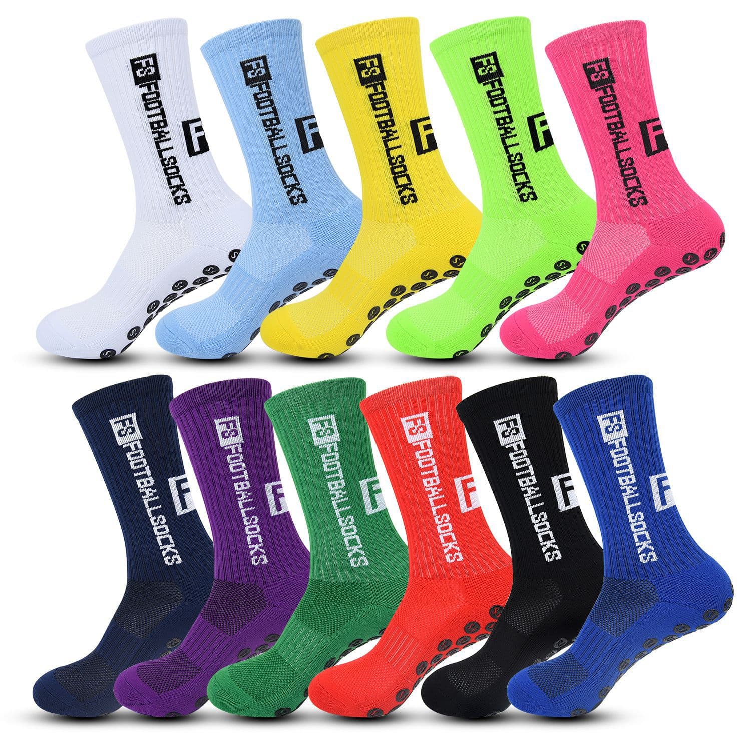 Professional Football Socks Anti-slip Dot Glued Sports Training Socks Thickened Loop Wool For Competitions Practice