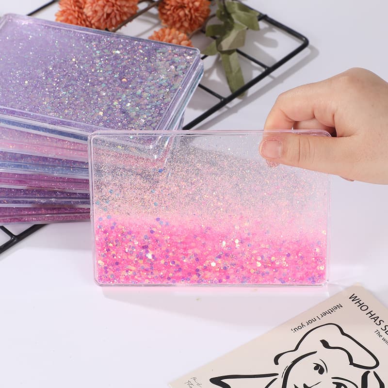 Creative sand flow gu card gu disc DIY oversized gu card disc scrapbooking mahjong sand flow brick children's gift factory