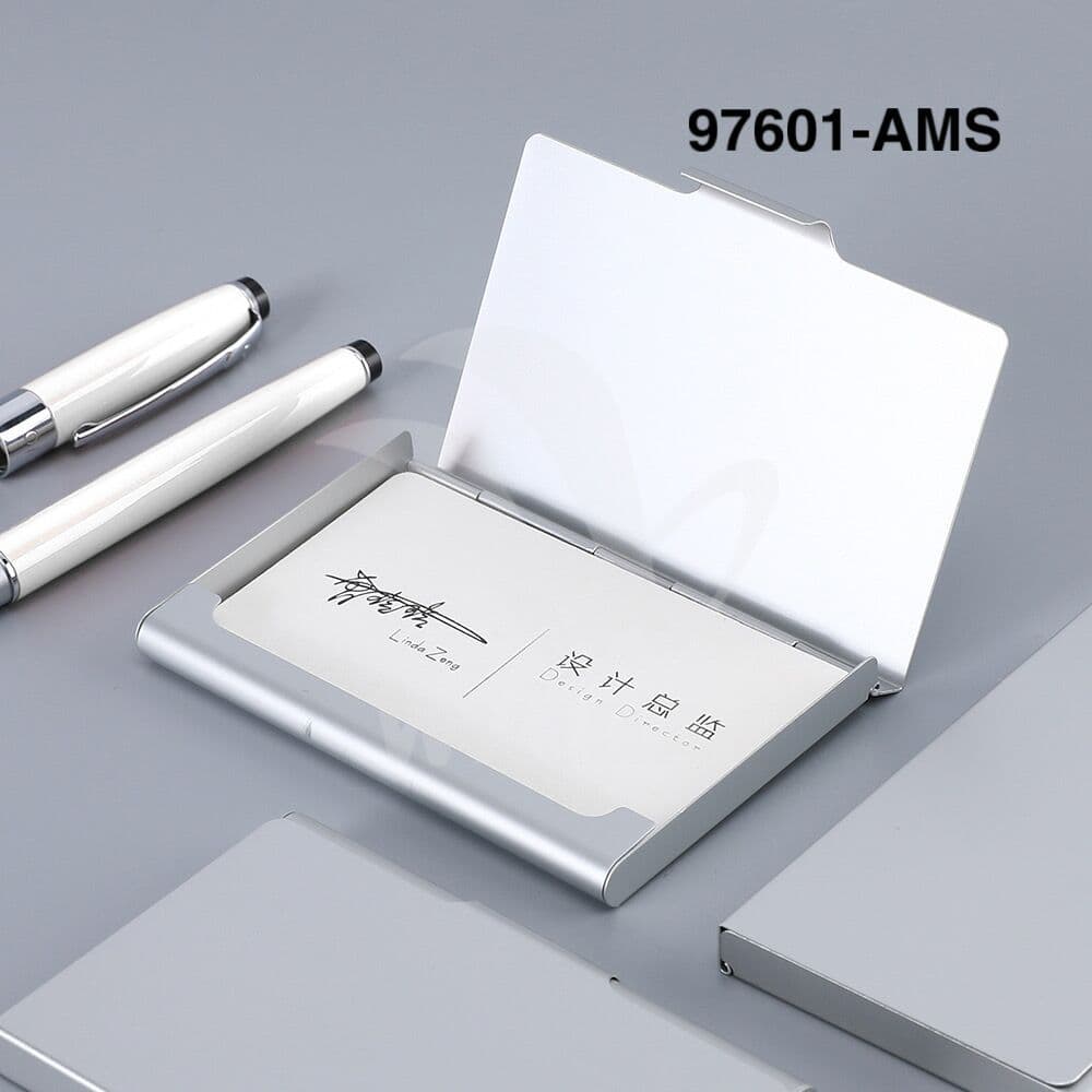 Metal Business Card Holder Card Case Card Wallet Card Box from Factory Designated by Well-Known Japanese Chain Store, Custom Logo Available