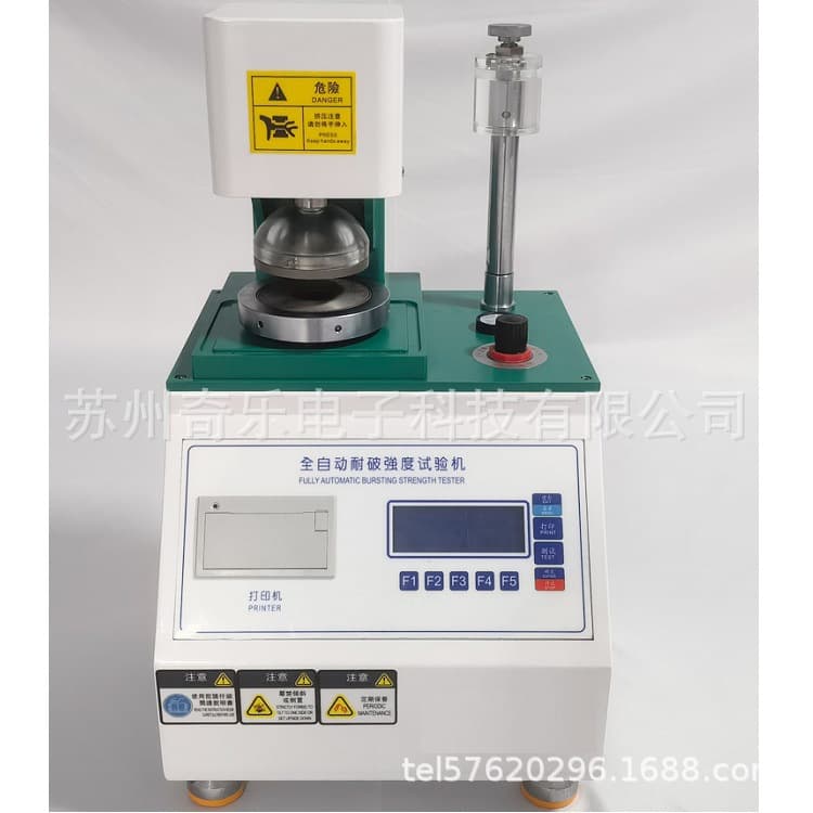 Packaging paper corrugated cardboard burst strength testing machine, fully automatic burst strength testing machine.