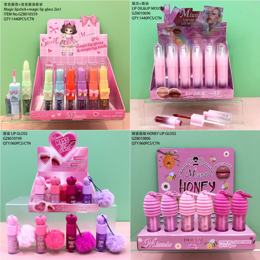 New Mlunduo Color-Changing Lip Oil Lip Gloss Moisturizing Nourishing Reduces Lip Lines Brightens Lip Color Lip Gloss Cosmetics Wholesale