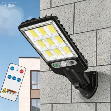 Cross-border outdoor solar street light body sensing courtyard waterproof garden light LED wall light solar light fence