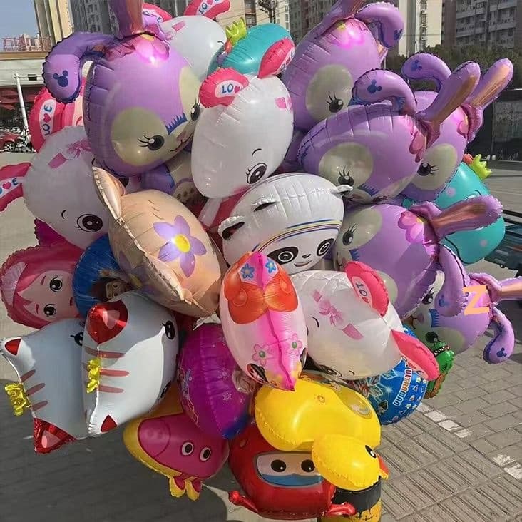 Night Market Park Stall Rope Helium Baby Leg Tie Children's Toy Large Floating Balloon Wholesale One Piece Wholesale