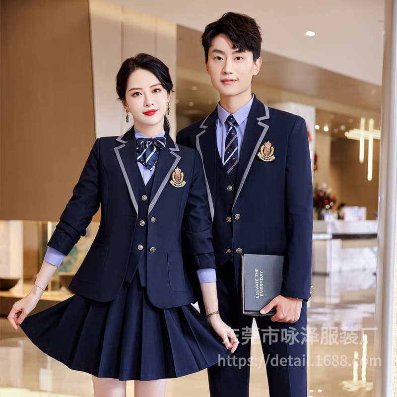 College style class uniform JK uniform suit coming-of-age ceremony high school student small suit professional suit formal suit student British style