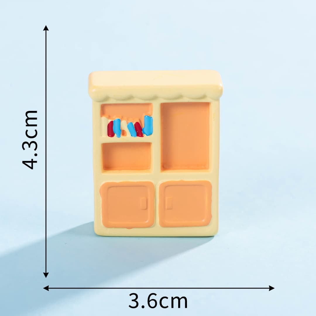 Miniature Cartoon Creative Small Furniture Ornament DIY Living Room Bedroom Dollhouse Decoration Accessories Desktop Figurine