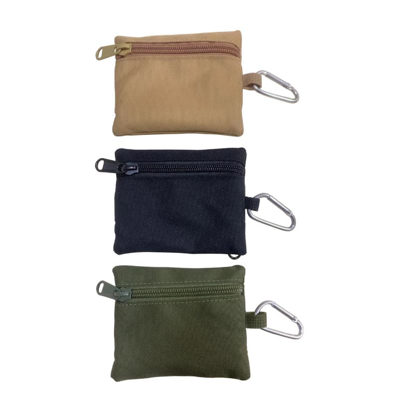 Outdoor tactical multi-functional headphone bag, bank card and coin pouch, mini coin purse for men, sports wallet.