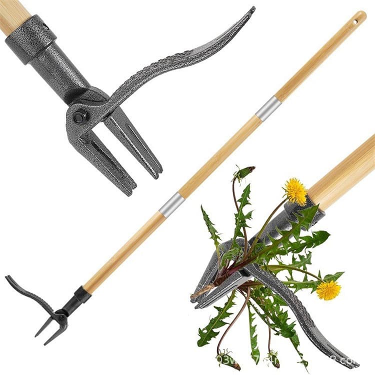 Garden Tool Stand-Up Weeder Manual Weed Puller Detachable Garden Weeder for Weeding and Digging Wild Vegetables