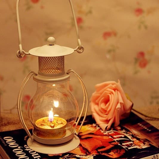 European Rustic Iron Candle Holder, Small Horse Lamp Home Decoration, Creative Candle Holder Wholesale