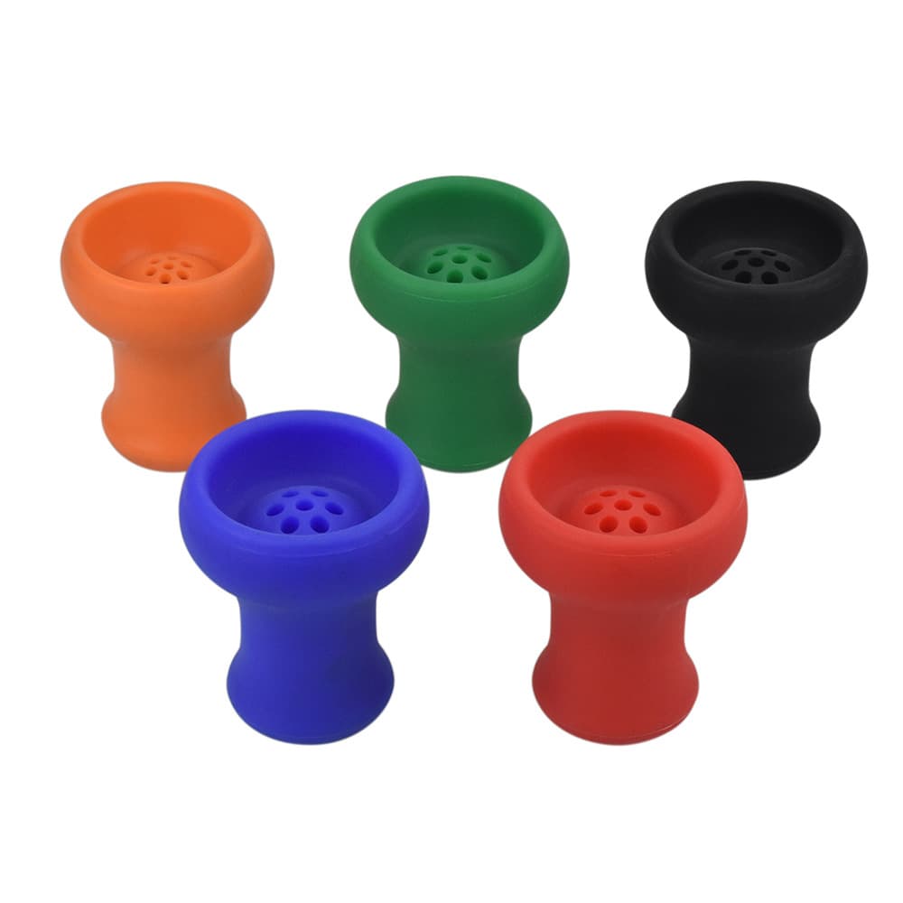 Arabian Hookah Silicone Smoke Pot Silicone Smoke Bowl Hookah Head Bowl Tobacco Container Silicone Bone Smoke Pot