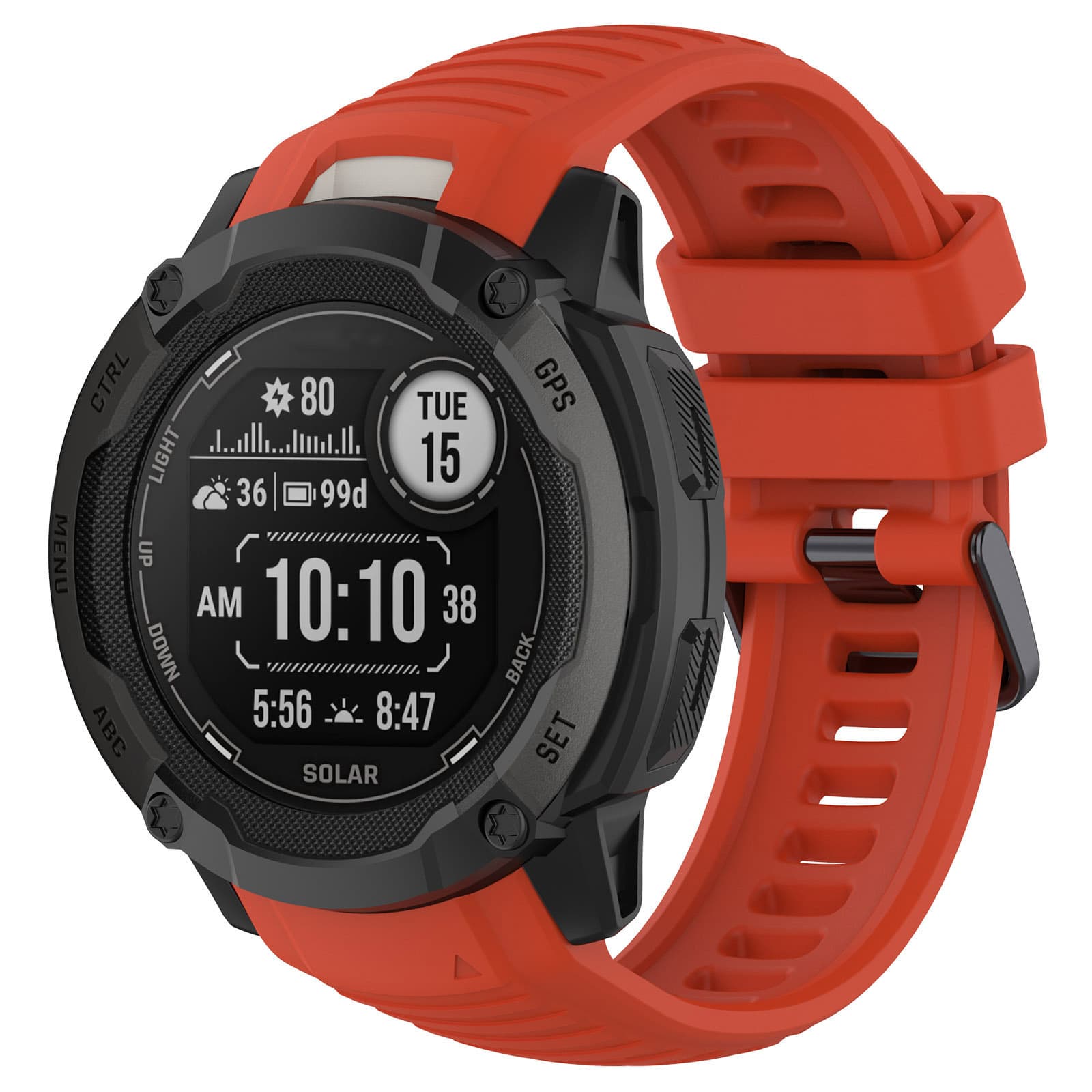 Compatible with Garmin Instinct 2X Silicone Watch Band, Replacement Strap for Instinct 2X
