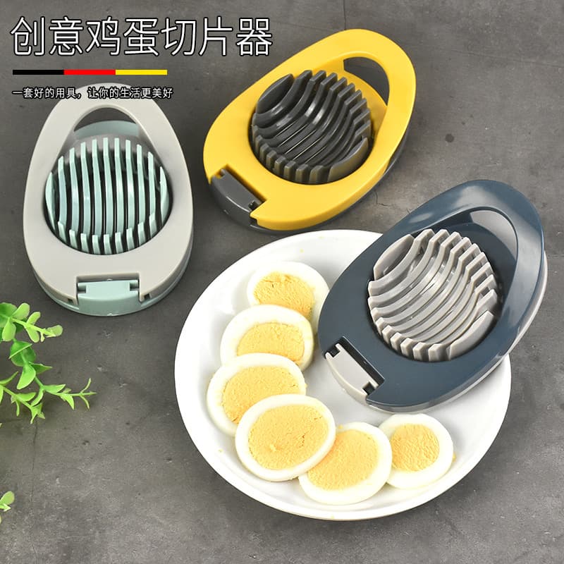 Egg Divider Stainless Steel Egg Cutter Fruit Salad Slicer Pine Flower Preserved Egg Separator Kitchen Gadget