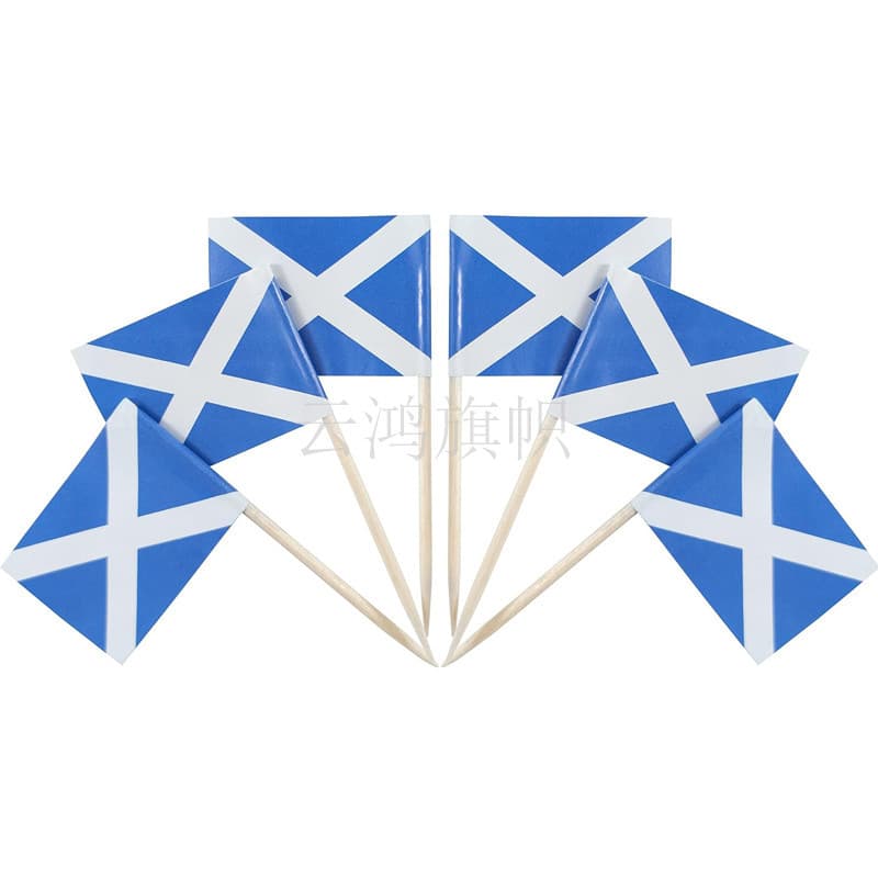 Scottish toothpick flag in stock cupcakes mini dessert sandwich fruit plate with flags of various countries in stock