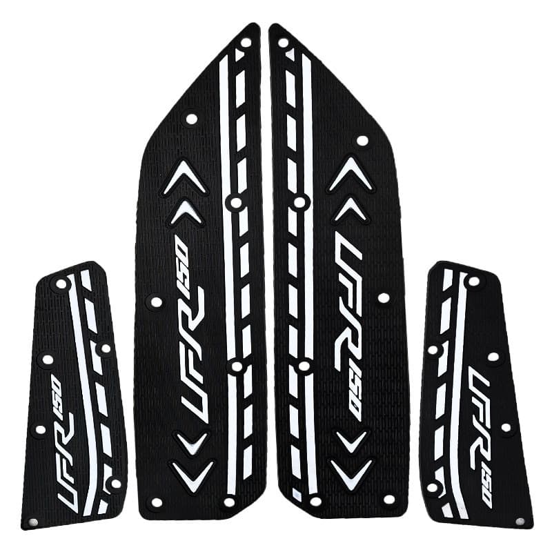Custom rubber foot mat for Haojue UFR150 motorcycle pedal, wear-resistant accessory, modification, no-drill installation