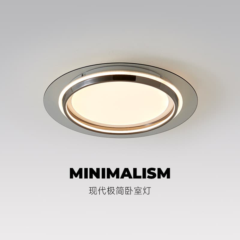 Bedroom LED Ceiling Light Minimalist Italian Modern Simple Premium Light Luxury Room Lighting Zhongshan Home Decorative Lamp