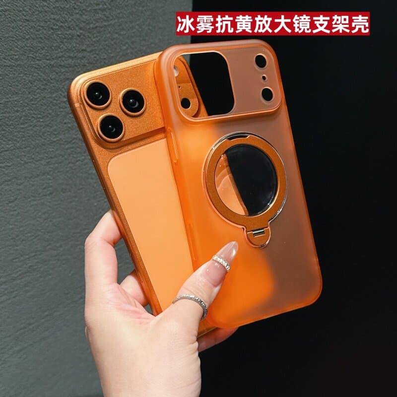 Frosted Matte Magnetic Kickstand Phone Case for iPhone 17 Pro Max, Compatible with iPhone 16, Anti-Drop Protective Cover