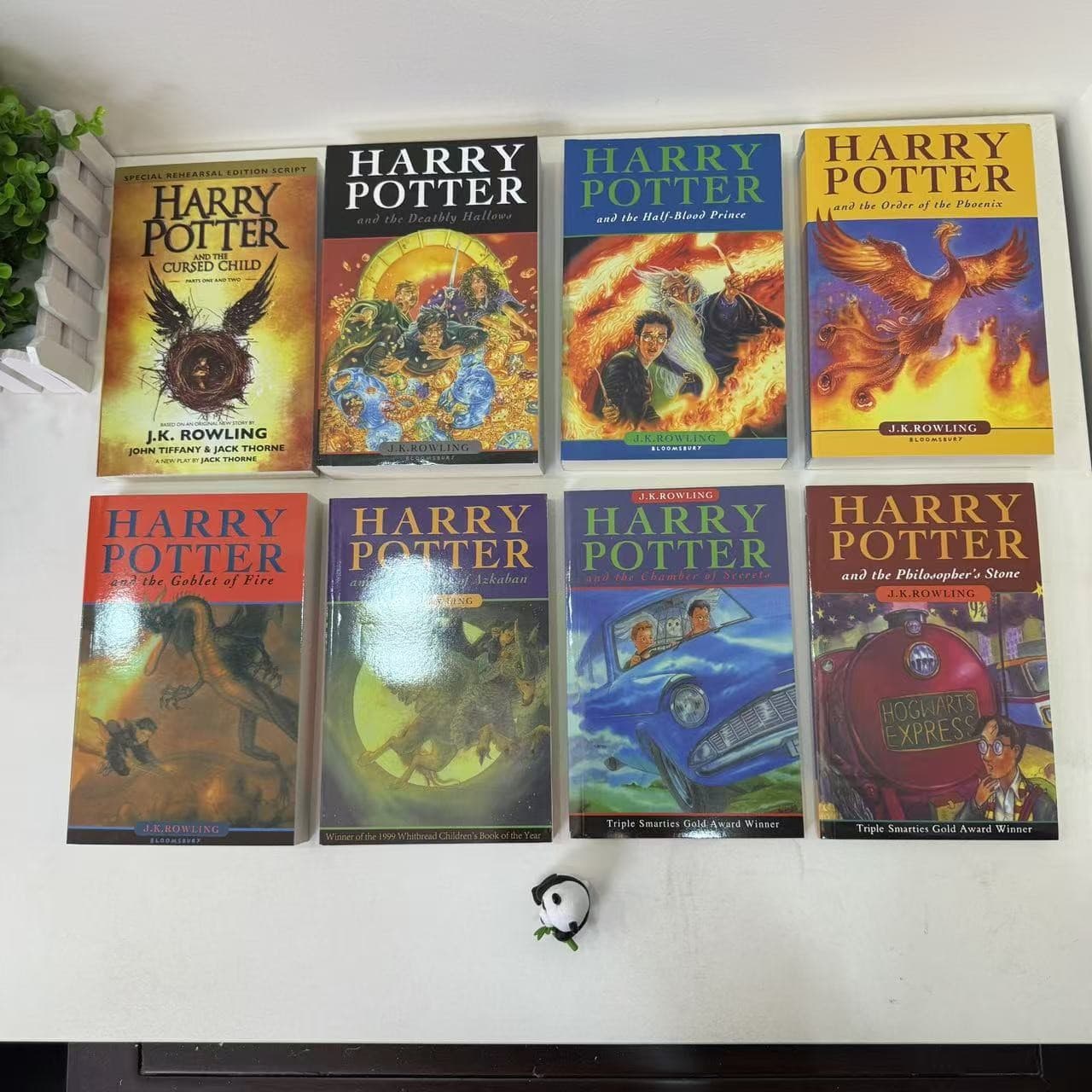 Harry Potter Magic Novel Books 1-8 Harry Potter and the Philosopher's Stone Chamber of Secrets English Version