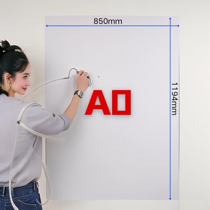 Kaiqin fully open large white paper A0 oversized painting large drawing paper A0 drawing painting fully open large oversized painting