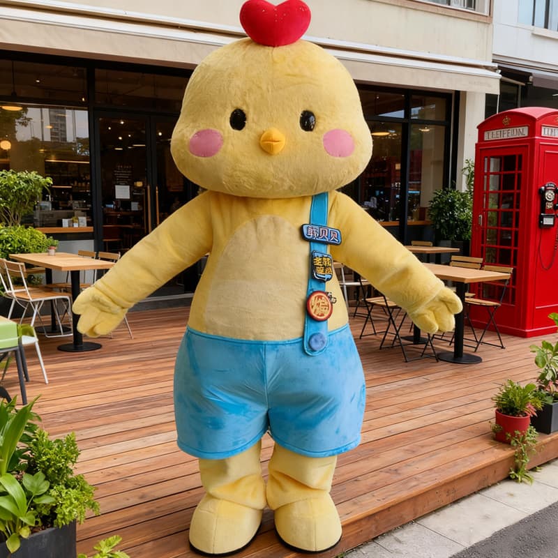 Custom foam carved cartoon character costume for adult promotional use, custom-made plush suit inflatable mascot prop