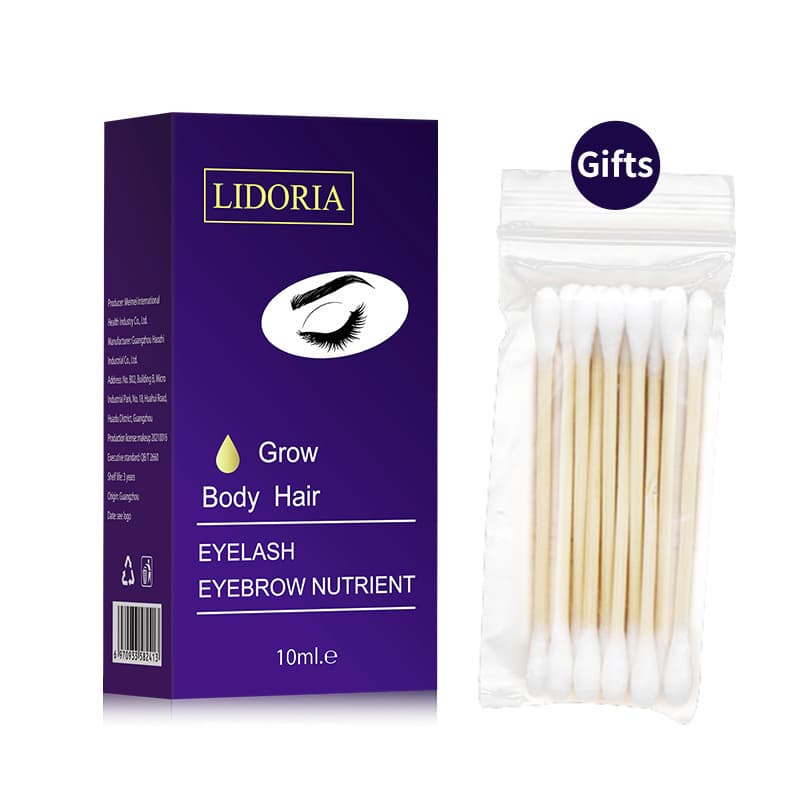 LIDORIA Eyebrow Mascara Transparent Extra Lengthening Thick Natural Eyelashes Primer Care Solution