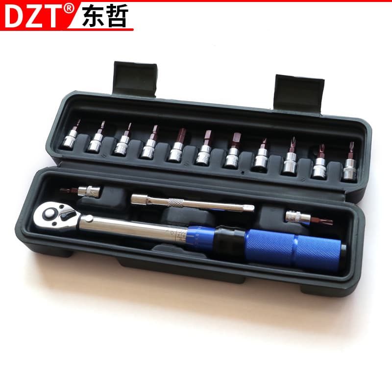 15-piece set of 1/4-inch preset torque wrenches, torque 2-25 NM, bicycle torque tool set