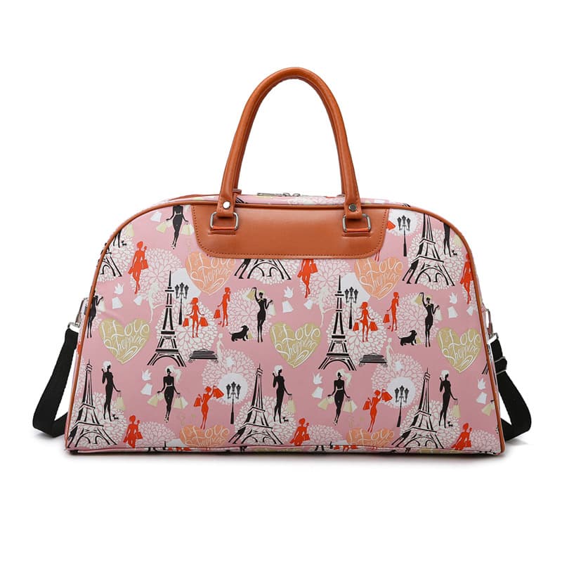 Cartoon portable travel bag for men and women large capacity portable shoulder bag outdoor sports bag boarding bag sports fitness bag