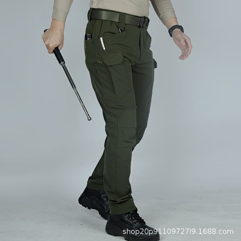 Tactical Workwear Pants Men's Thickened Outdoor Special Forces Military Fans Loose Fit Spring Autumn Work Training Trousers