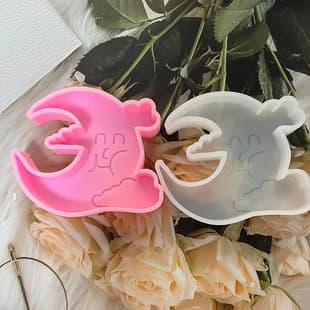 Moon Silicone Mold Decorative Moon DIY Resin Silicone Mold