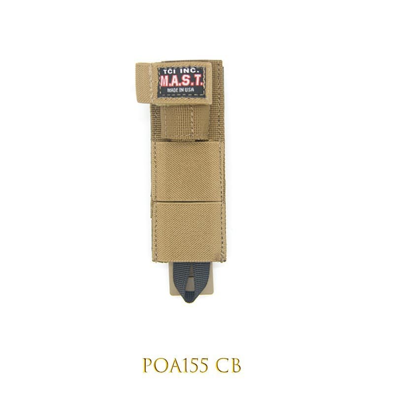 Poa155 Outdoor Mast Tactical Storage Bag Military Fan Bag Antenna Leather Function Molle Bag