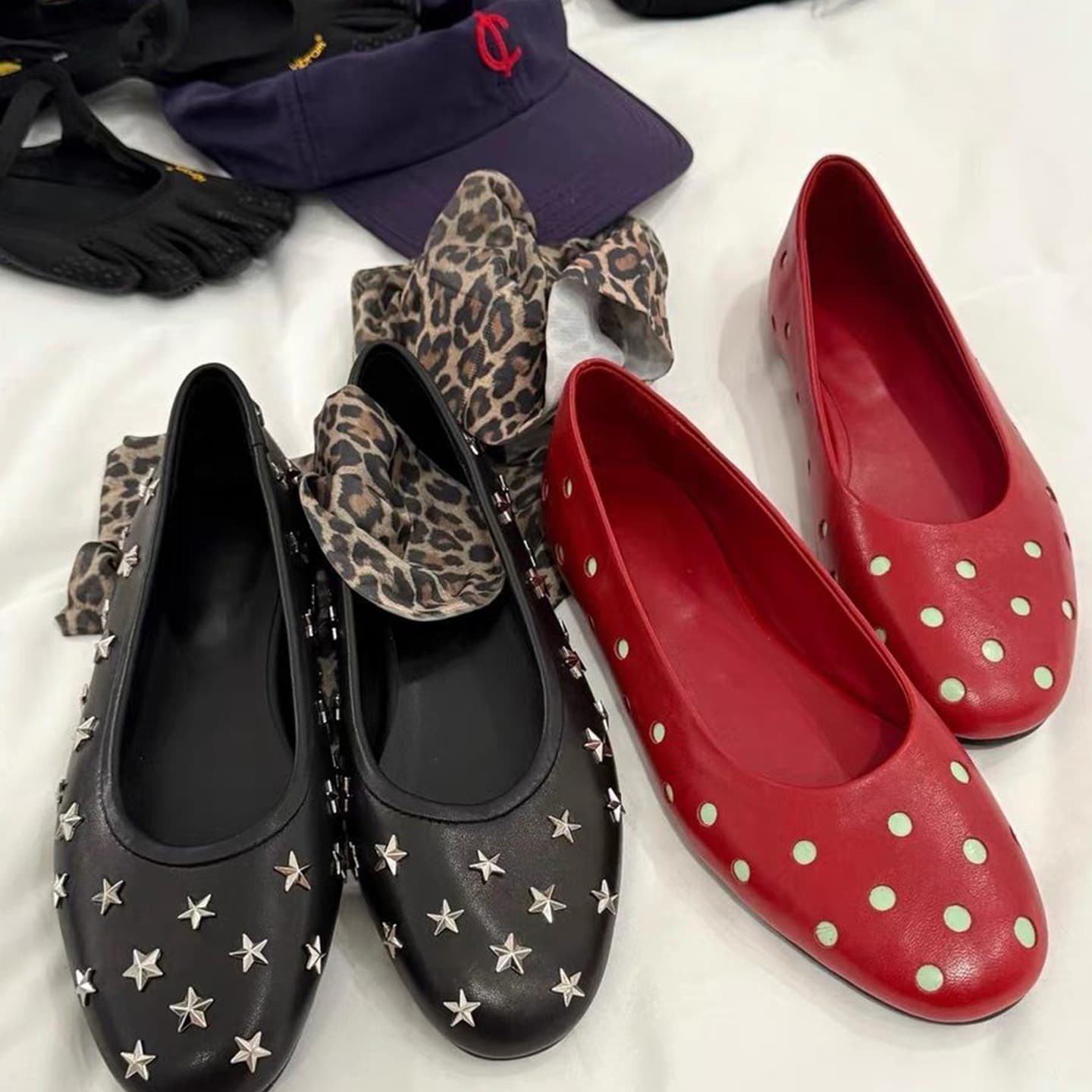 French Retro Style Fashionable Round-Toe Shallow Single Shoes for Women, Casual, Comfortable, Simple and Versatile Ballet Flat Shoes for Women