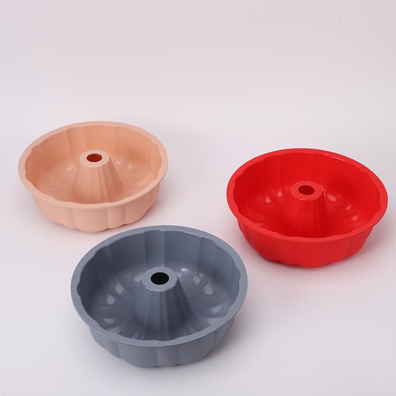 Chiffon Mousse Silicone Pumpkin Mold Round Earless Bread Cake Baking Pan High Temperature Resistant Home Oven Baking Tool