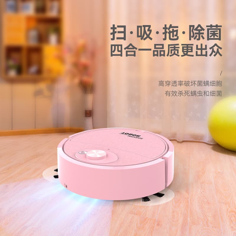 Smart Robot Vacuum Charging Cross-border Small Appliance Automatic 3-in-1 Home Robot Vacuum Cleaner