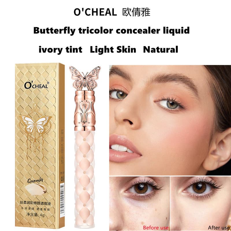 OCHEAL Cross-border Moisturizing Concealer Liquid Freckle Concealer Foundation Dark Circle Acne Scar Cover Concealer Pen