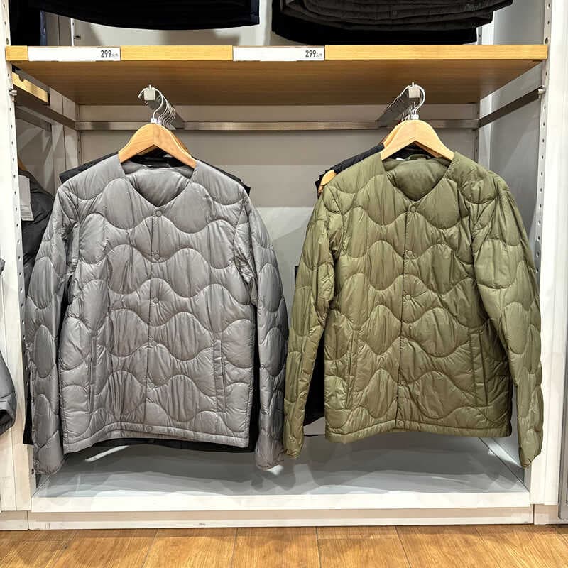2024 Autumn and Winter Men's and Women's Premium Lightweight Portable Jacket Curved Pressed Jacket Jacket 472798