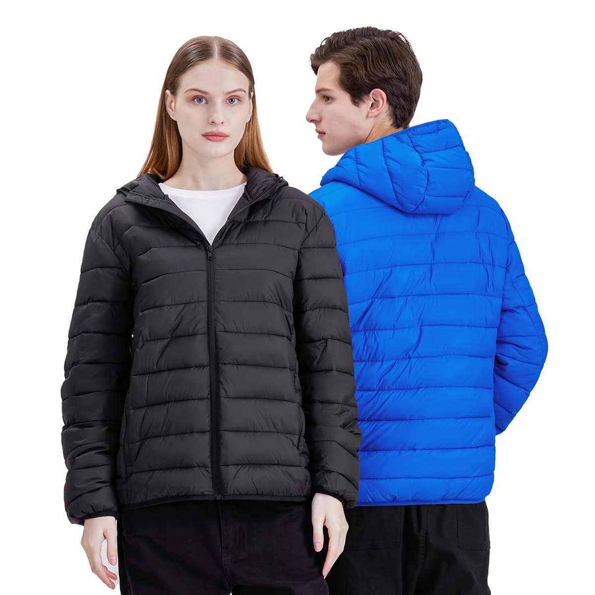 Unisex Lightweight Cotton Jacket, Hand-Filled Cotton Coat, Autumn and Winter EP1000
