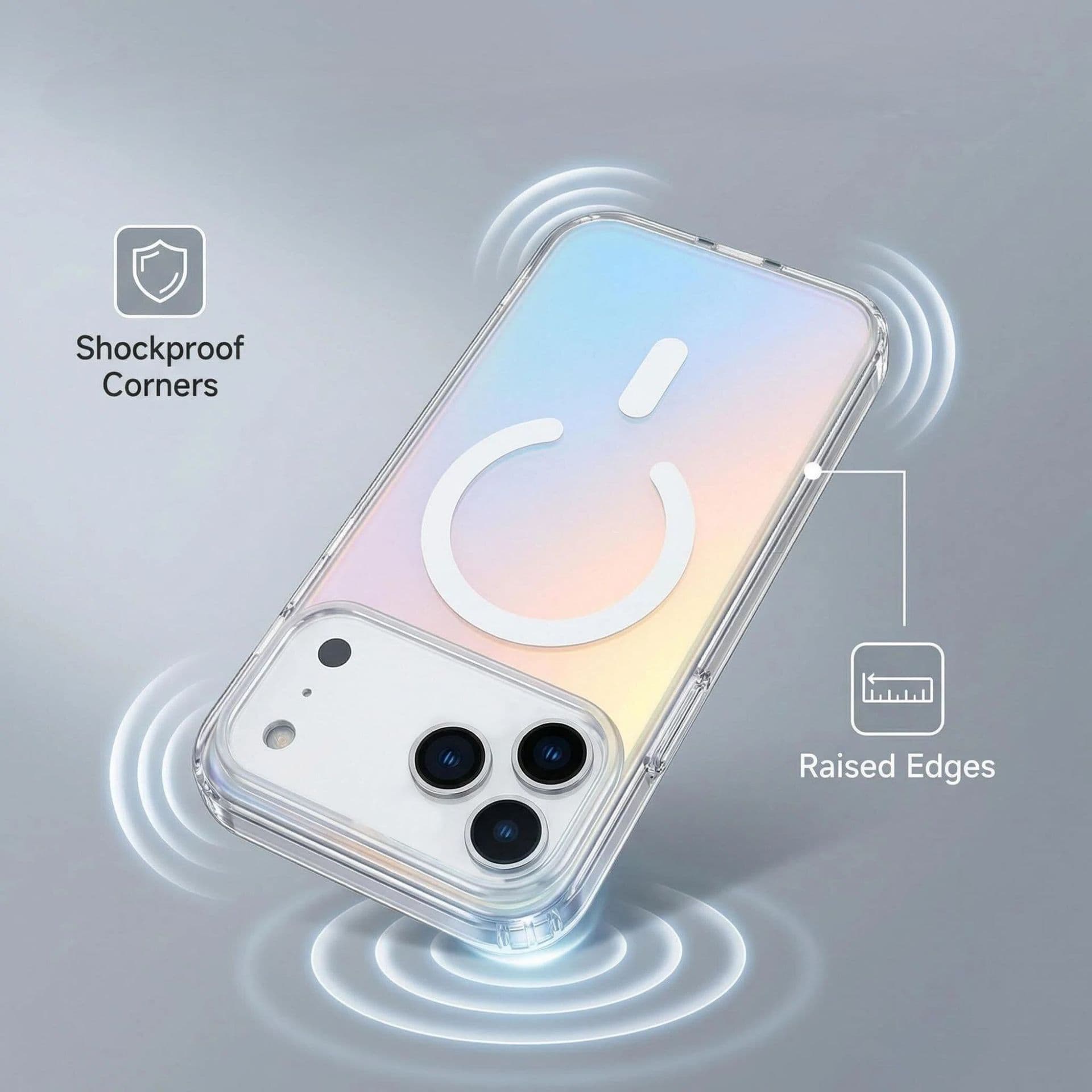 Chameleon Matte Skin-Feel Magnetic Case for iPhone 17 Pro, Compatible with iPhone 17 Air, iPhone 16 Protective Cover