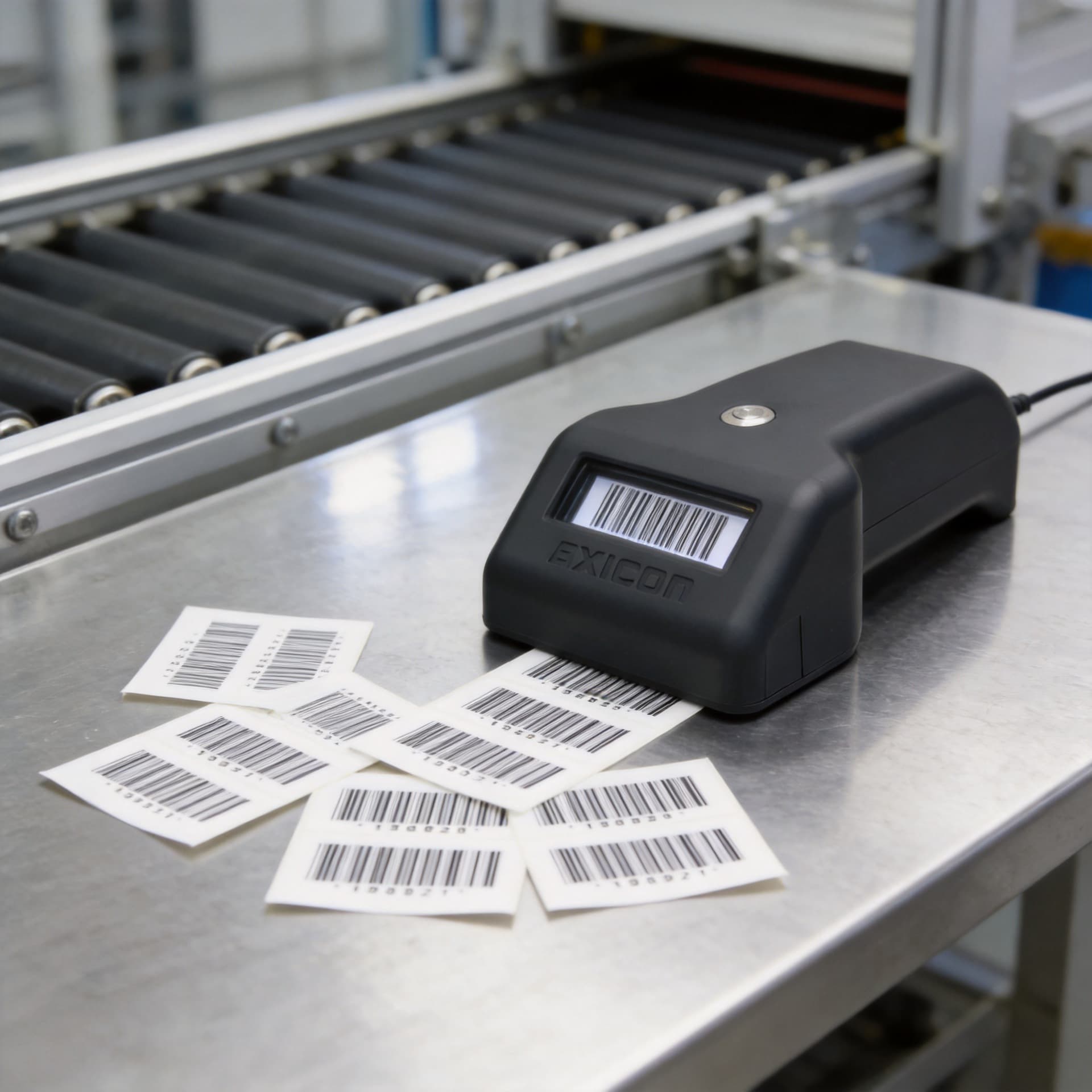 AXICON 6100S 1D Barcode Verifier, Original Import from UK, Industrial-Grade 65mm Inspection