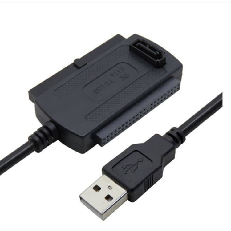 Factory Stock USB 2.0 to IDE/SATA 3-in-1 Adapter Cable USB Converter Cable Hard Drive Adapter Cable