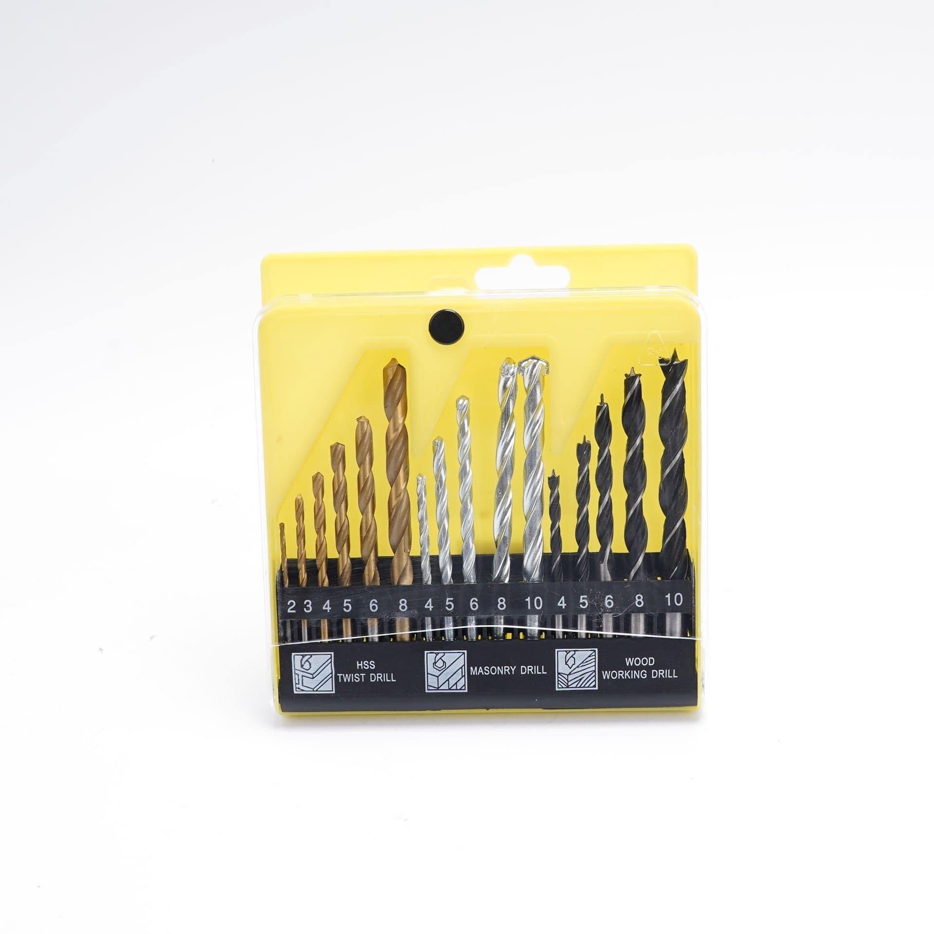 Multi-Purpose Mixed Twist Drill Bits, Metal Cement Drill, Construction Drill, Woodworking Three-Point Drill, Hole Saw Set, Hand Drill Bits