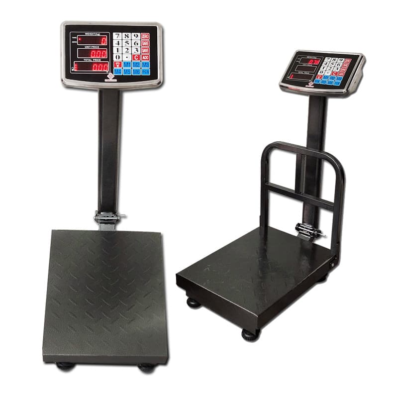 Factory Direct Carbon Steel Folding Platform Scale 100kg 300kg Commercial Scale Wholesale Electronic Bench Scale